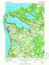 Frankfort 1956 topographic map thumbnail