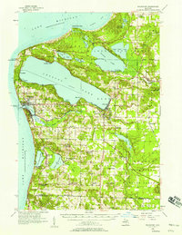 Frankfort 1956 topographic map thumbnail