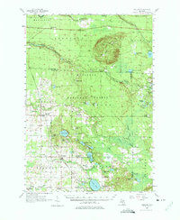 Freesoil 1957 topographic map thumbnail