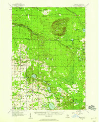 Freesoil 1957 topographic map thumbnail