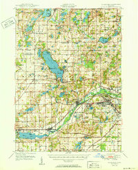 Galesburg 1950 topographic map thumbnail