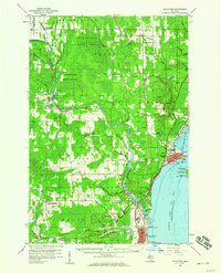Gladstone 1958 topographic map thumbnail