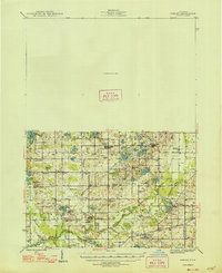 Gobles 1946 topographic map thumbnail