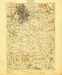 Grand Rapids 1914 topographic map thumbnail