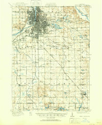 Grand Rapids 1914 topographic map thumbnail