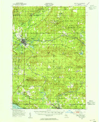 Grayling 1949 topographic map preview