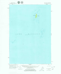 Gull Island 1955 topographic map thumbnail