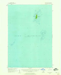 Gull Island 1955 topographic map thumbnail