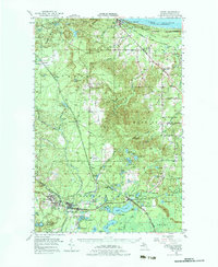 Gwinn 1952 topographic map thumbnail