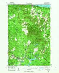 Gwinn 1952 topographic map thumbnail