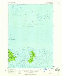 Hog Island 1955 topographic map thumbnail
