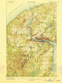Houghton 1915 topographic map thumbnail