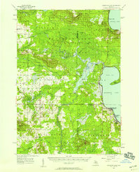 Houghton Lake 1956 topographic map thumbnail