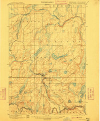 Iron River 1898 topographic map thumbnail
