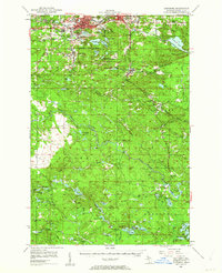 Ishpeming 1952 topographic map preview