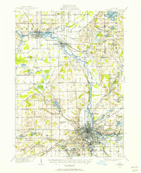 Kalamazoo 1916 topographic map thumbnail