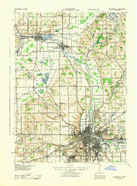 Kalamazoo 1943 topographic map thumbnail