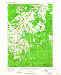 Kalkaska 1956 topographic map thumbnail