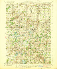 Laingsburg 1928 topographic map thumbnail