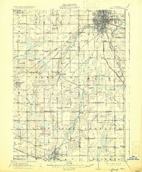 Lansing 1912 topographic map thumbnail