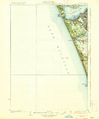 Lake Harbor 1936 topographic map thumbnail
