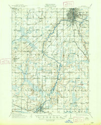 Lansing 1912 topographic map thumbnail