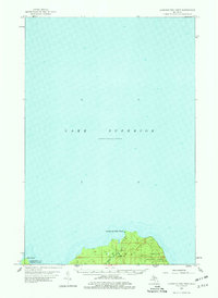 Laughing Fish Point 1958 topographic map thumbnail