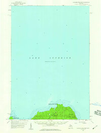 Laughing Fish Point 1958 topographic map thumbnail