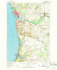 Ludington 1959 topographic map thumbnail