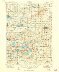 Manchester 1949 topographic map thumbnail