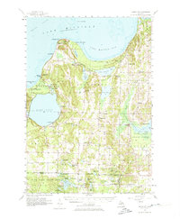 Maple City 1957 topographic map thumbnail