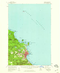 Marquette 1954 topographic map thumbnail