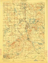Milford 1909 topographic map thumbnail