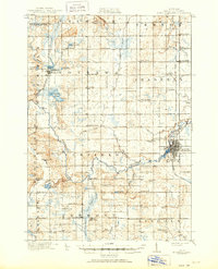 Mount Pleasant 1919 topographic map thumbnail
