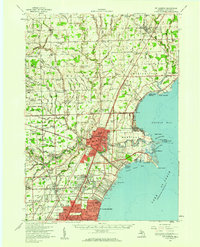 Mt Clemens topographic map thumbnail