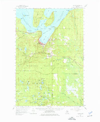 Munising 1958 topographic map thumbnail