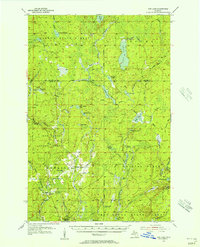 Ned Lake 1955 topographic map thumbnail
