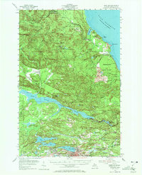 Negaunee 1954 topographic map thumbnail