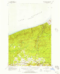 North Ironwood 1956 topographic map thumbnail