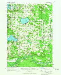 Onekama 1956 topographic map thumbnail
