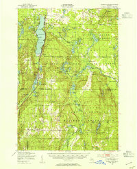 Otsego Lake 1949 topographic map thumbnail