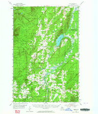 Pelkie 1954 topographic map thumbnail