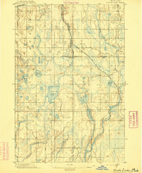 Perch Lake 1895 topographic map thumbnail