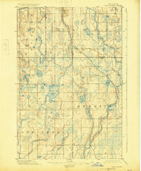 Perch Lake 1895 topographic map thumbnail