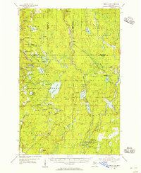 Perch Lake 1954 topographic map thumbnail