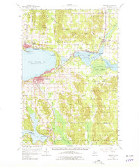 Petoskey 1958 topographic map thumbnail