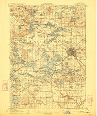 Pontiac 1907 topographic map thumbnail
