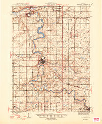 Portland 1945 topographic map thumbnail