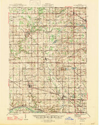 Ravenna 1945 topographic map preview