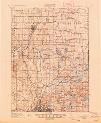 Rives Junction 1921 topographic map thumbnail